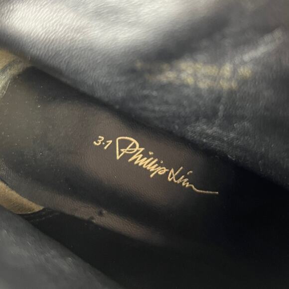 3.1 Phillip Lim Mallory Lace-Up Short Leather Hiker Boot Size 36/6 - Picture 4 of 10